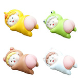 Maxbell Funny Car Interior Ornament Doll Cartoon Doll Toy for Holiday Windowsill Toy Yellow