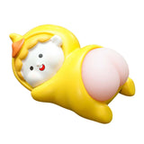 Maxbell Funny Car Interior Ornament Doll Cartoon Doll Toy for Holiday Windowsill Toy Yellow