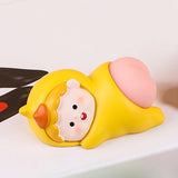 Maxbell Funny Car Interior Ornament Doll Cartoon Doll Toy for Holiday Windowsill Toy Yellow