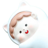 Maxbell Funny Car Interior Ornament Doll Cartoon Doll Toy for Holiday Windowsill Toy White