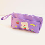 Maxbell Lightweight Pencil Case Makeup Cosmetic Bags for School College Students Purple