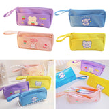 Maxbell Lightweight Pencil Case Makeup Cosmetic Bags for School College Students Purple