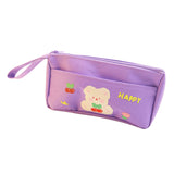 Maxbell Lightweight Pencil Case Makeup Cosmetic Bags for School College Students Purple