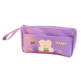 Maxbell Lightweight Pencil Case Makeup Cosmetic Bags for School College Students Purple