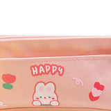Maxbell Lightweight Pencil Case Makeup Cosmetic Bags for School College Students Pink