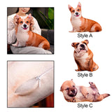 Maxbell Dog Throw pillow Pillow Fun Animal Dolls Cute for Christmas Gift