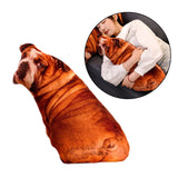 Maxbell Animals Dog Pattern Plush Throw Pillow Cushion, Washable Birthday Gifts