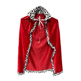 Maxbell King Robe Kids Halloween Costume Cosplay Role Play Preschool Dress up Red