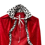 Maxbell King Robe Kids Halloween Costume Cosplay Role Play Preschool Dress up Red