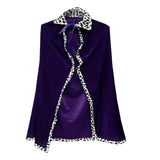 Maxbell King Robe Kids Halloween Costume Cosplay Role Play Preschool Dress up Purple