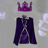 Maxbell King Robe Kids Halloween Costume Cosplay Role Play Preschool Dress up Purple