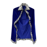Maxbell King Robe Kids Halloween Costume Cosplay Role Play Preschool Dress up Blue