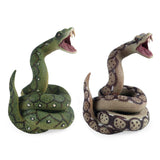 Maxbell Realistic Snake Toys Party Favor Snake Props Toys Snake Figure Green