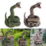 Maxbell Realistic Snake Toys Party Favor Snake Props Toys Snake Figure Green