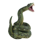 Maxbell Realistic Snake Toys Party Favor Snake Props Toys Snake Figure Green