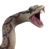 Maxbell Realistic Snake Toys Party Favor Snake Props Toys Snake Figure Brown