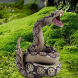 Maxbell Realistic Snake Toys Party Favor Snake Props Toys Snake Figure Brown