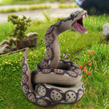 Maxbell Realistic Snake Toys Party Favor Snake Props Toys Snake Figure Brown