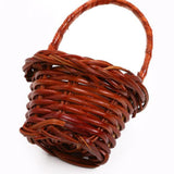 Maxbell 10x Small Rattan Weaving Flower Basket Decor Lightweight for Candies Picnic Coffee