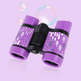 Maxbell Telescope Gift High Resolution Kids Binocular for Hiking Travel Boys Girls Purple