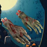 Maxbell Artificial Props Prank Party Prop for Role Play Party Decor Hands Black