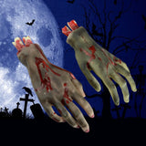 Maxbell Artificial Props Prank Party Prop for Role Play Party Decor Hands Black