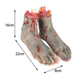 Maxbell Artificial Props Prank Party Prop for Role Play Party Decor Feet Black
