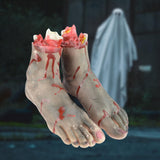 Maxbell Artificial Props Prank Party Prop for Role Play Party Decor Feet Black