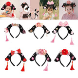 Maxbell Chinese Ancient Headband Headpiece Dress up for Carnival Cosplay Photo Props Tassels