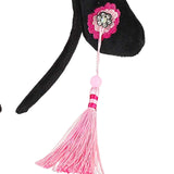 Maxbell Chinese Ancient Headband Headpiece Dress up for Carnival Cosplay Photo Props Pink Rose