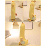 Maxbell Duck Long Plush Pillow Sleeping Pillow Comfort Cushion for Decoration