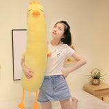 Maxbell Duck Long Plush Pillow Sleeping Pillow Comfort Cushion for Decoration