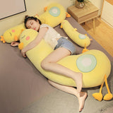 Maxbell Duck Long Plush Pillow Sleeping Pillow Comfort Cushion for Decoration