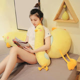 Maxbell Duck Long Plush Pillow Sleeping Pillow Comfort Cushion for Decoration