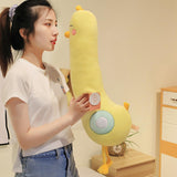 Maxbell Duck Long Plush Pillow Sleeping Pillow Comfort Cushion for Decoration