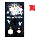 Maxbell Reusable Halloween Toss Game Banner Party Supplies for Garden Activities