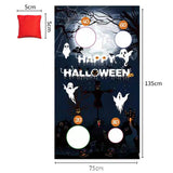 Maxbell Reusable Halloween Toss Game Banner Party Supplies for Garden Activities