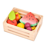 Maxbell Pretend Kitchen Toy Fruit & Vegetables for Game Birthday Preschool Age styleA