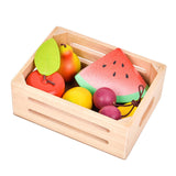 Maxbell Pretend Kitchen Toy Fruit & Vegetables for Game Birthday Preschool Age styleA