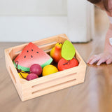 Maxbell Pretend Kitchen Toy Fruit & Vegetables for Game Birthday Preschool Age styleA