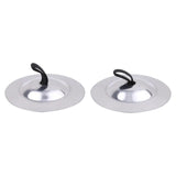 Maxbell 2 Pieces Finger Cymbal Brass Tribal Dancing Cymbal Instrument for Evening Silver