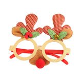 Maxbell Christmas Decoration Costume Eyeglasses Christmas Glasses for Holiday Favors Red Bells