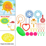 Maxbell Portable Bubble Maker Interactive Toy for Backyard Party Supplies Girls