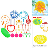 Maxbell Portable Bubble Maker Interactive Toy for Backyard Party Supplies Girls