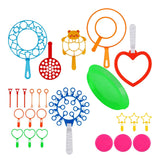 Maxbell Portable Bubble Maker Interactive Toy for Backyard Party Supplies Girls