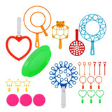 Maxbell Portable Bubble Maker Interactive Toy for Backyard Party Supplies Girls