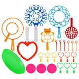 Maxbell Portable Bubble Maker Interactive Toy for Backyard Party Supplies Girls