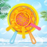 Maxbell Portable Bubble Maker Interactive Toy for Backyard Party Supplies Girls