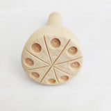 Maxbell 4x Traditional Wooden seal Molds Tools for Toddler Art Craft