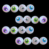 Maxbell 12 Pieces Halloween Eyeballs Scary Eye Balls for DIY Project Halloween